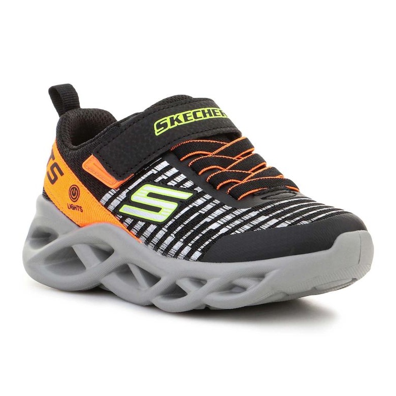 Skechers S Lights 401650L-BKOR skor svart 1