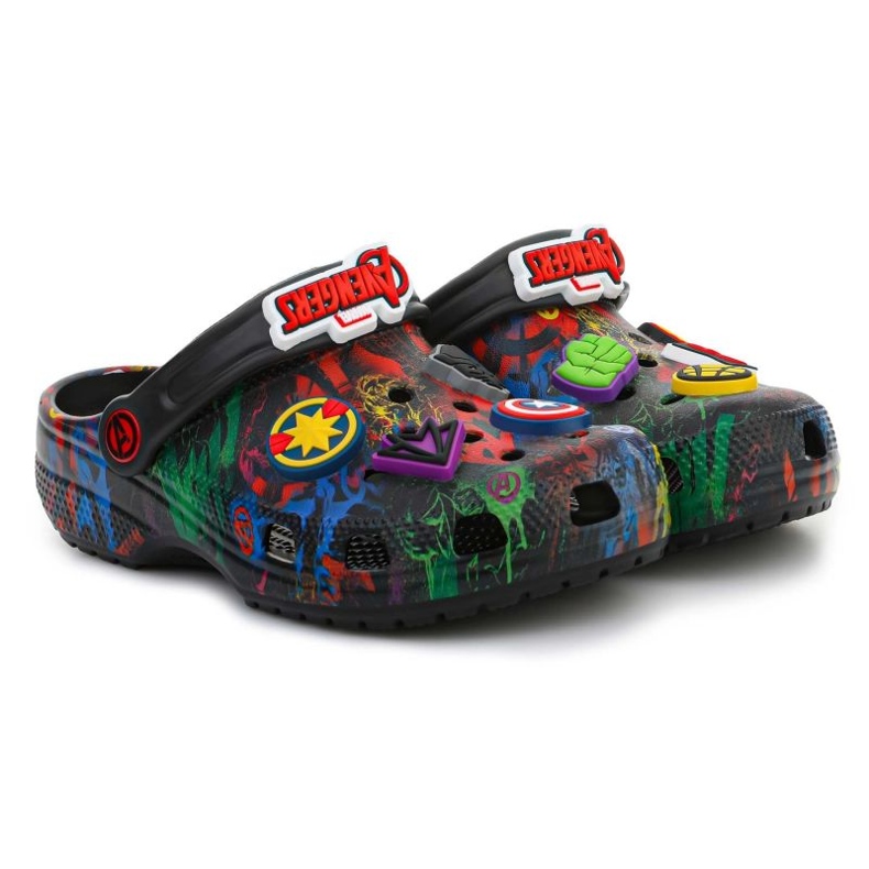 Crocs Classic Marvel Avengers Kids Clog 207721-001 svart 1