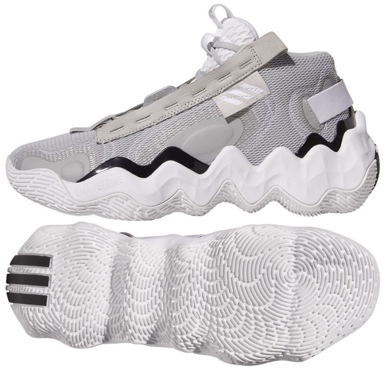 Adidas Exhibit B Wmns Mid GY8983 skor grå nyanser av grått 1