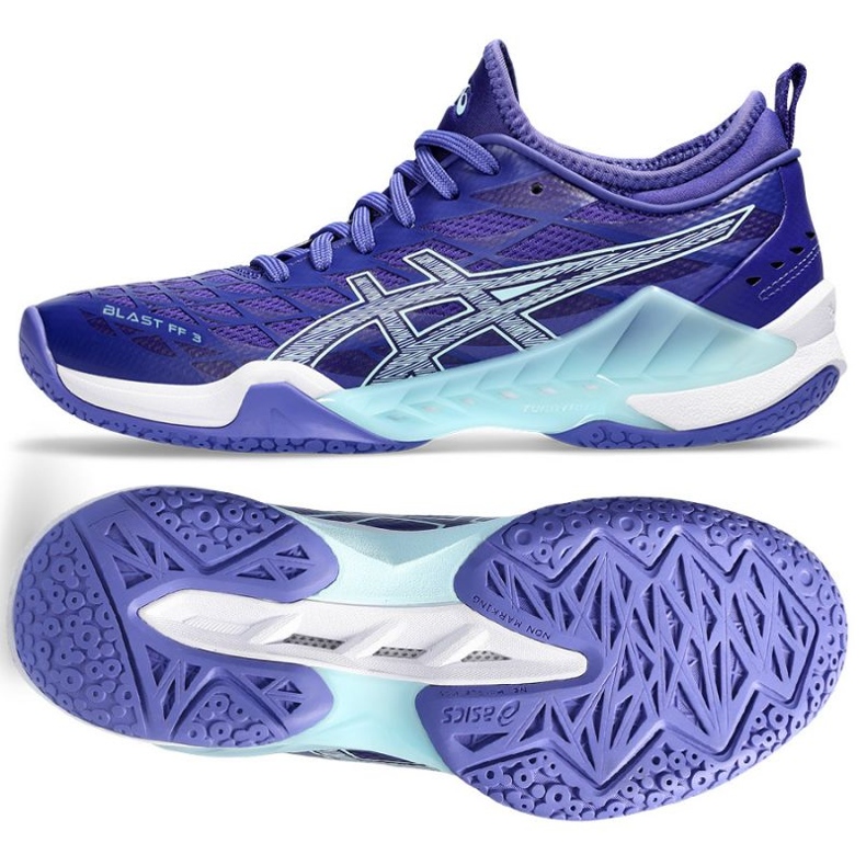 Asics Blast Ff 3 M 1072A080-401 skor purpur rosor och lila 1