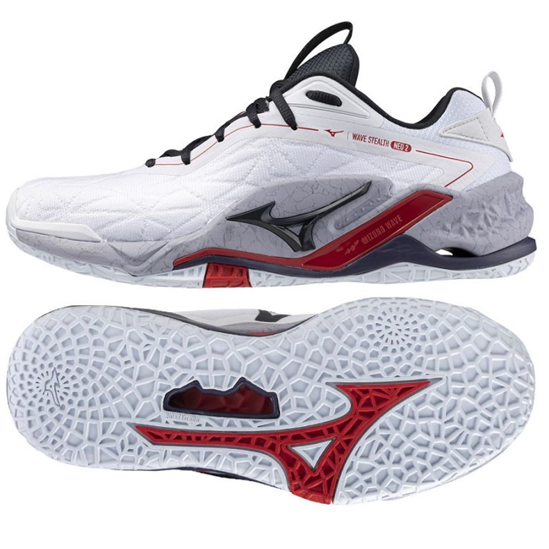 Mizuno Wave Stealth Neo 2 X1GA240021 skor vit 1