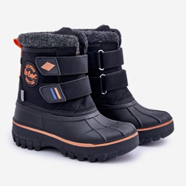 Snöskor med kardborreband för barn Lee Cooper LCJ-24-44-2865K Svart 1