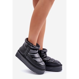 Låga snöstövlar med tjock sula D.Franklin DFSH371011 Svart 1