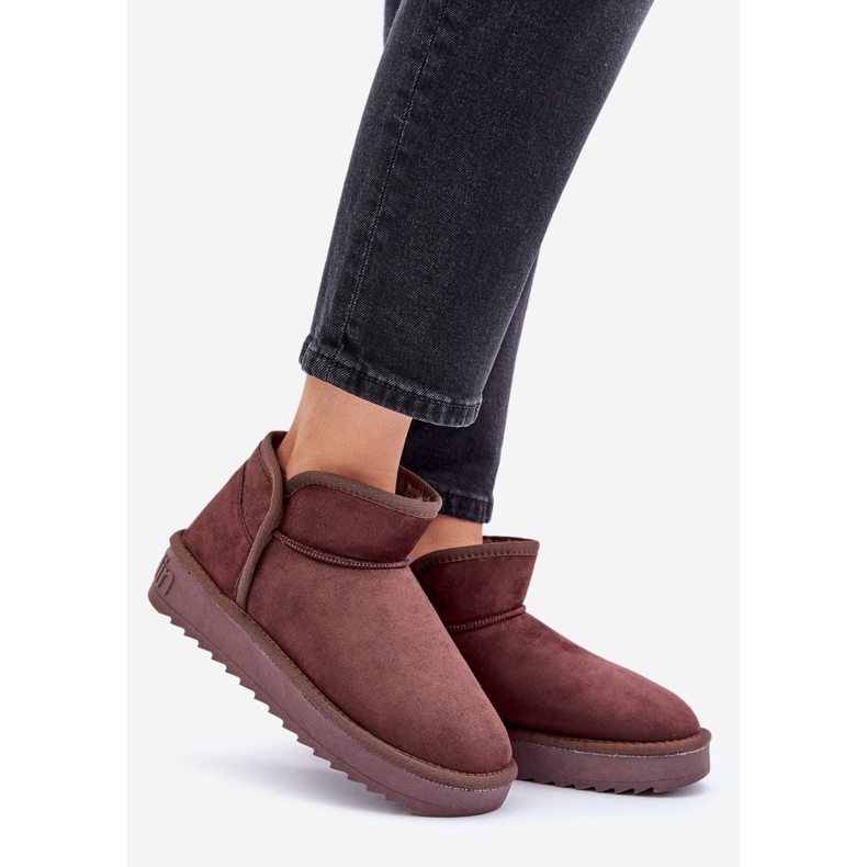 Snöskor för kvinnor D.Franklin DFSH370010 Choklad brun 1