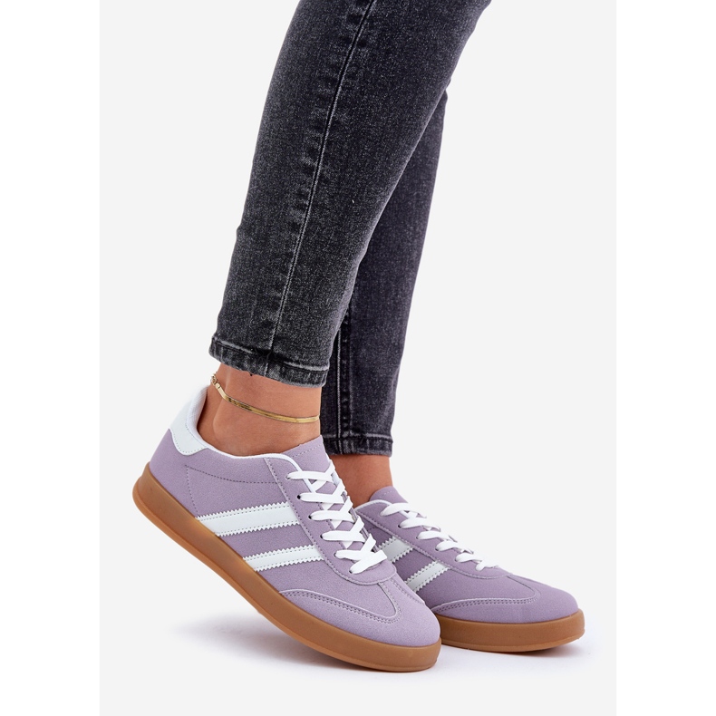 Låga Sneakers för damer, lila violett 1