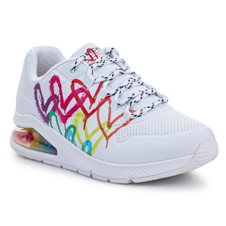 Skechers Uno 2 skor - Floating Love 155521-WHT vit 1