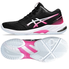 Skor Asics Netburner Ballistic Ff Mt 3 W 1052A070-003 svart svart 1