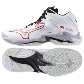 Mizuno Wave Lightning Z8 Mid V1GA240596 skor vit 1
