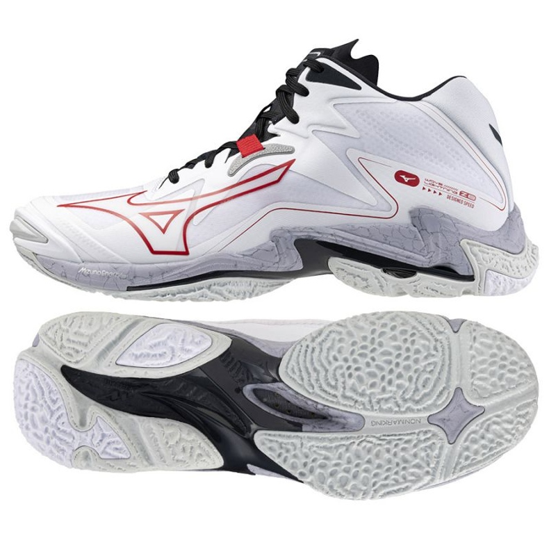 Mizuno Wave Lightning Z8 Mid V1GA240596 skor vit 1