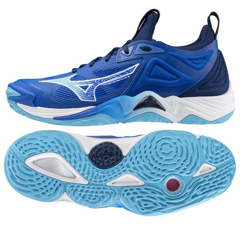 Mizuno Wave Momentum 3 V1GA231201 skor blå 1
