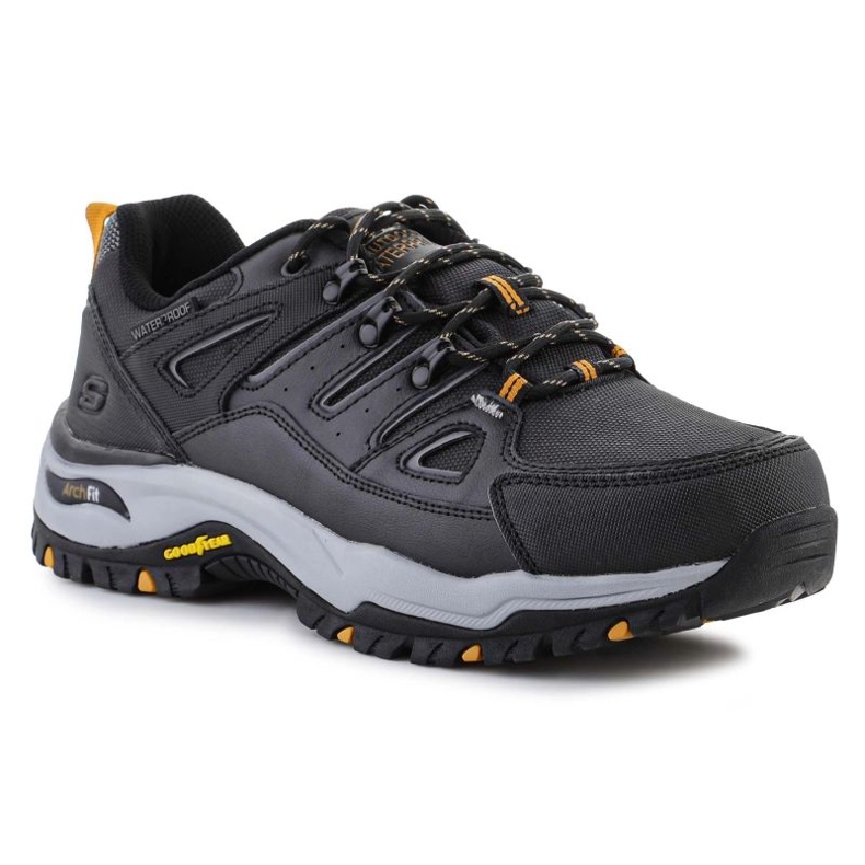 Skechers Arch Fit Dawson skor - Argosa 204630-BLK svart 1