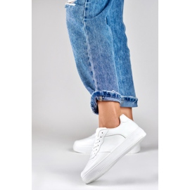 Damsportskor, vita sneakers K-1W 2