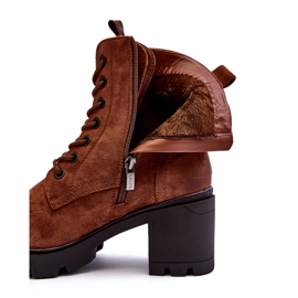 Laura La.Fi Bruna damskor med hög klack snörning 1