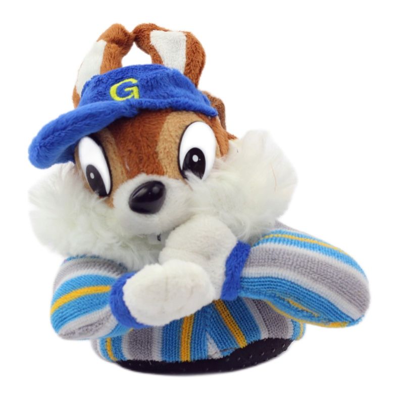 American Club Varma amerikanska ekorretofflor blå brun 2