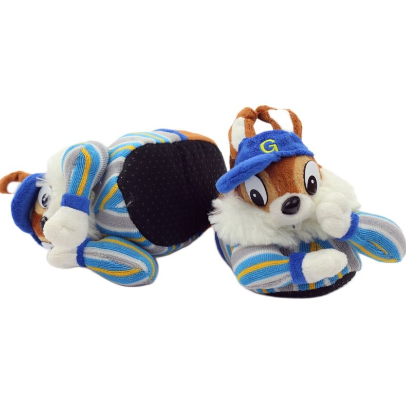 American Club Varma amerikanska ekorretofflor blå brun 4