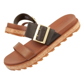 Sorel Roaming Slide NL4177-242 flipflops brun 1