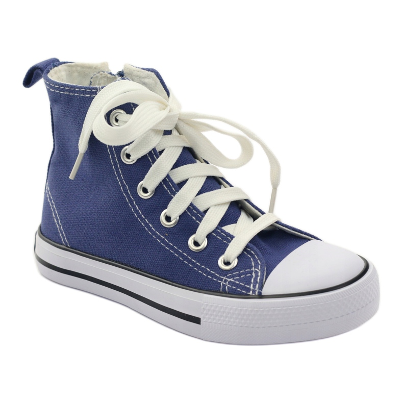 American Club Barnens sneakers på Blue American Zipper blå 1