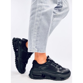 Sneakers för kvinnor, svarta sportskor 2