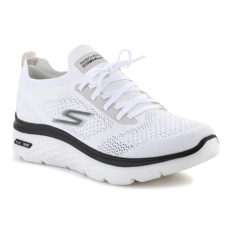 Skor Skechers Go Walk Hyper Burst-Maritime M 216083-WBK vit 1