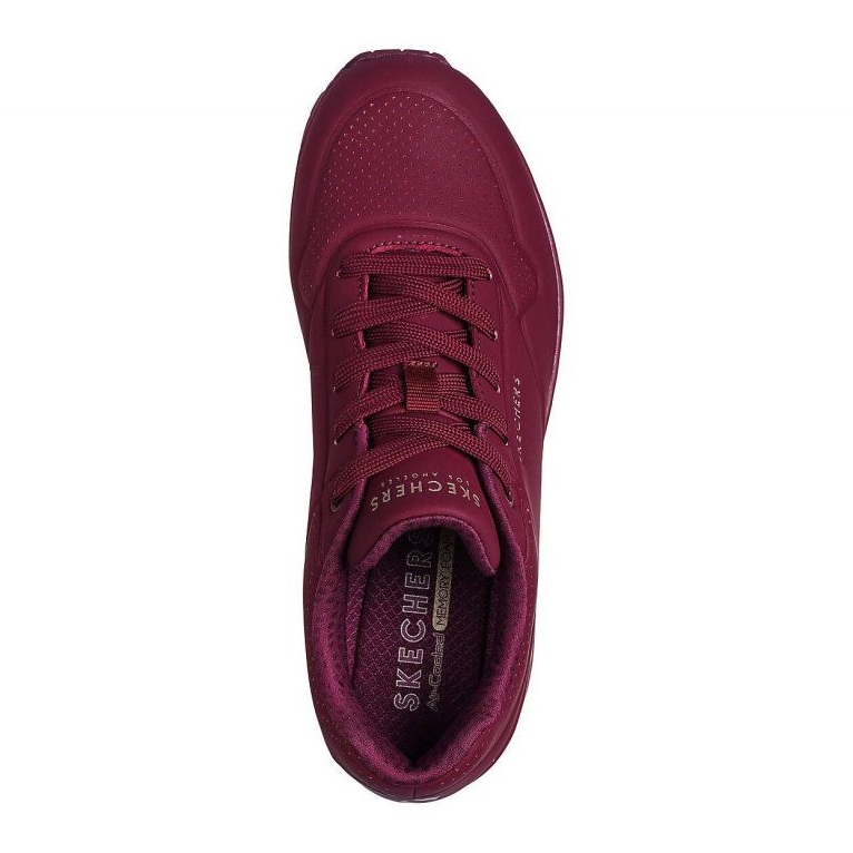 Skechers Uno Stand on Air skor 73690-PLUM röd 1