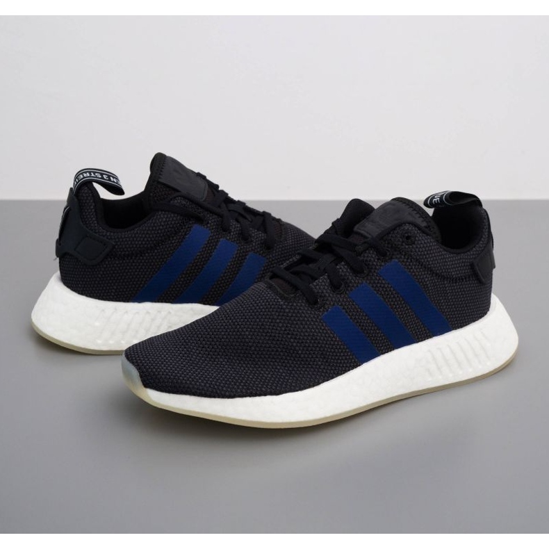 Adidas Nmd R2 Noble Indigo boost CQ2008 skor, svarta 1