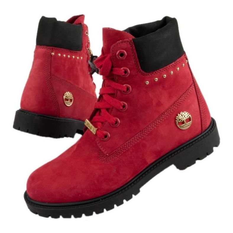 Timberland TB0A2MBU-F41 vandringsskor röd 1