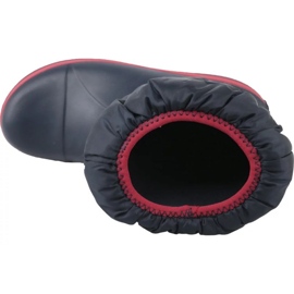 Kvinnors snöstövlar Crocs Winter Puff Boot 14613-485 Navy Blue blå 1