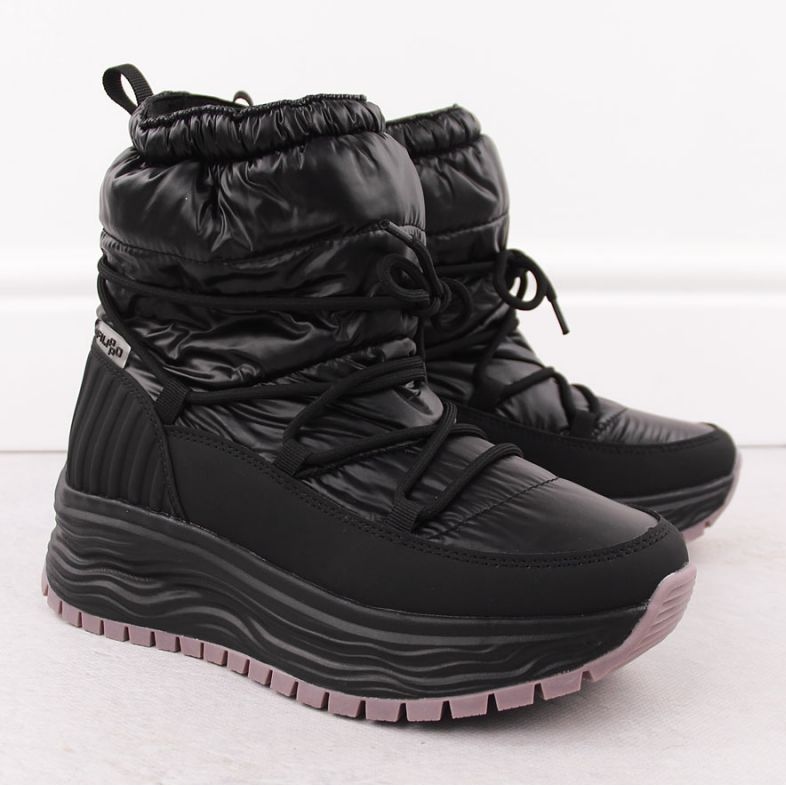 Filippo DBT6647 slip-on snöstövlar för kvinnor, svarta 2