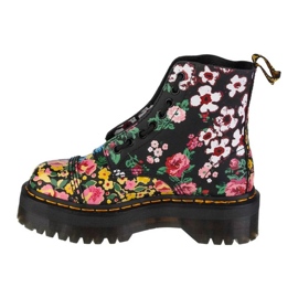 Dr. Martens Dr skor Martens Sinclair Bex Floral Mash Up DM27128001 med blommor svart 1