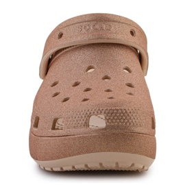 Crocs Classic Platform Glitter Clog 207241-2DS flipflops brun 3