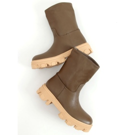 Damstövlar med rak ovandel Grön 1