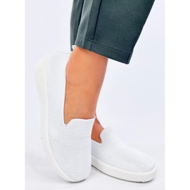 Vita socksneakers för kvinnor 1