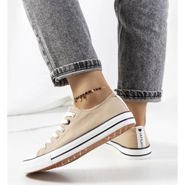 Klassiska beige Kolind damsneakers 2