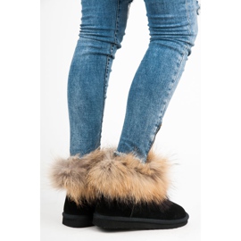 Coco Perla Mukluki i läder svart 1