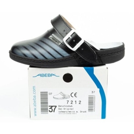 Medicinsk skor Abeba U 7212 tofflor svart 21