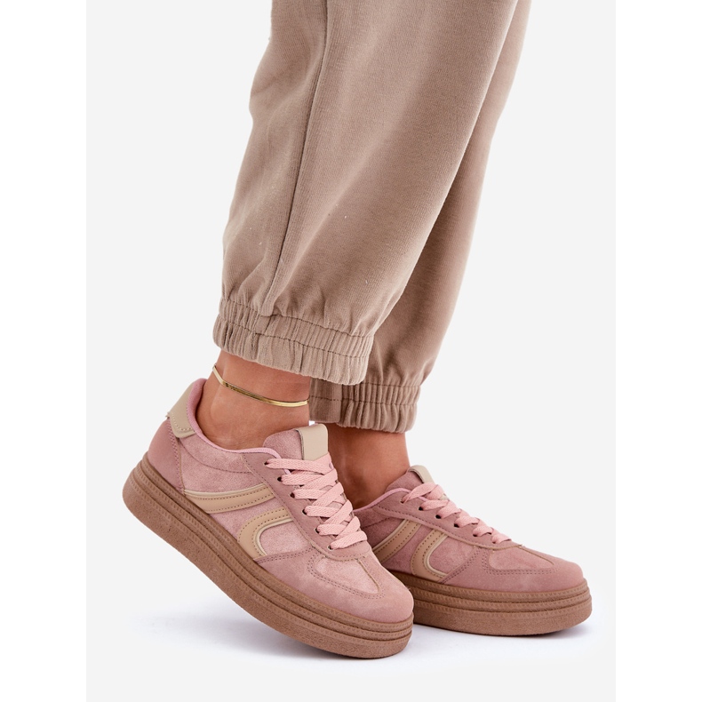 Sneakers för kvinnor, rosa 1