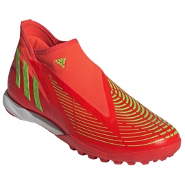 Adidas Predator Edge.3 Ll Tf GV8533 skor röd apelsiner och röda 3