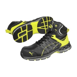 Puma Velocity 2.0 Yellow Mid MLI-S12B1 skor svarta 4