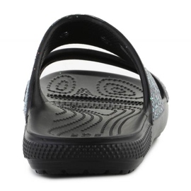 Crocs Classic Glitter Sandal 207788-0C4 flipflops svart 3