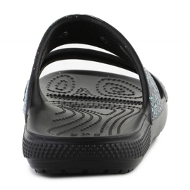 Crocs Classic Glitter Sandal 207788-0C4 flipflops svart 9