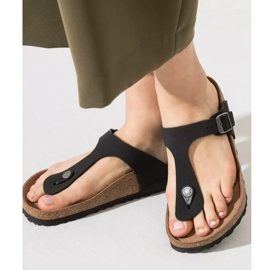 Birkenstock Gizeh Bs W 1020380 tofflor svart 4