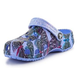 Crocs Classic Butterfly Clog 208297-5Q7 flipflops blå 3