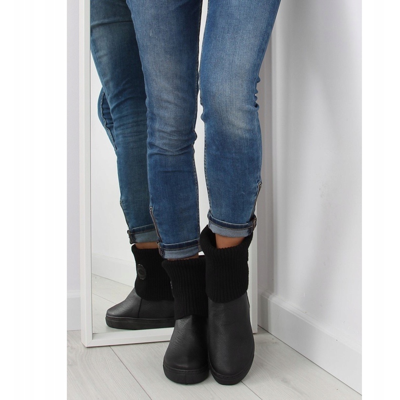Stövlar med ullöverdel svart NB30 Svart 2