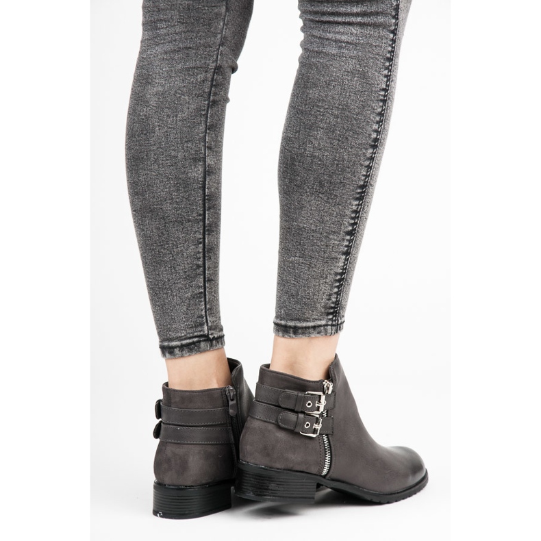 Erynn Grå Chelsea stövlar 2
