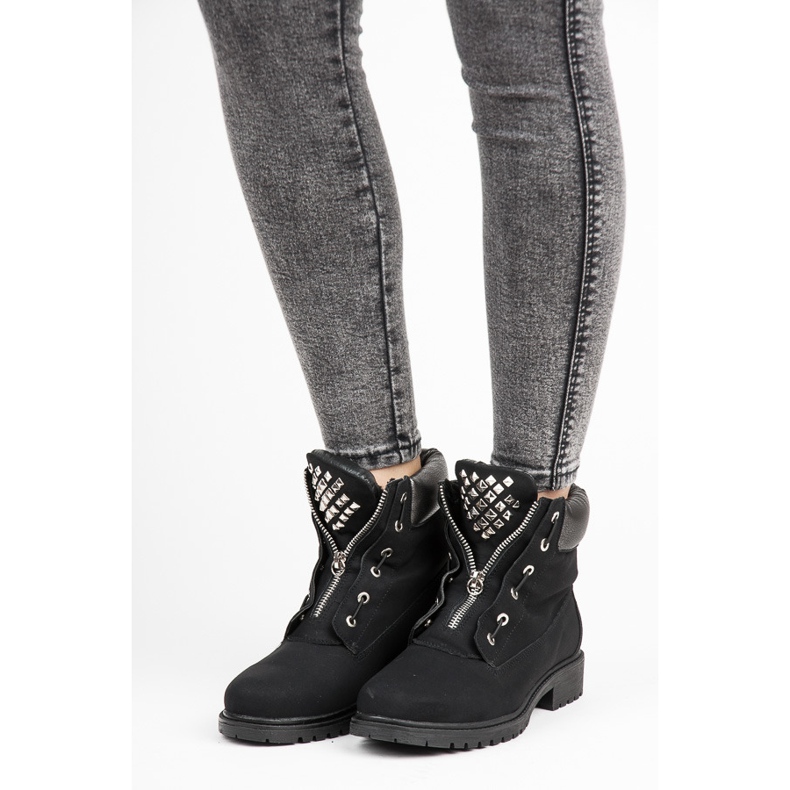 Bestelle Trappers With Jets svart 2