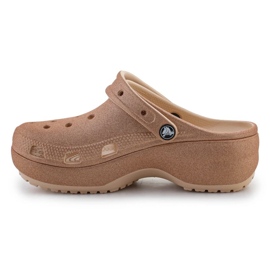 Crocs Classic Platform Glitter Clog 207241-2DS flipflops brun 5