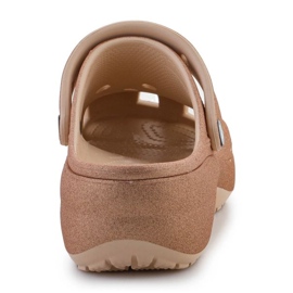 Crocs Classic Platform Glitter Clog 207241-2DS flipflops brun 6