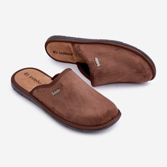 Hemmaskor för män Tofflor Inblu 9100002H Brun 1