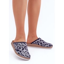 Blanka damtofflor Inblu CT000028 Marinblå 2