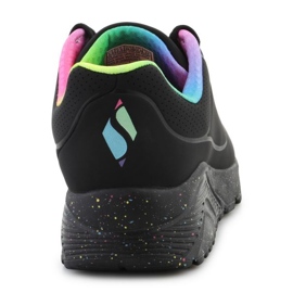 Skechers Uno Lite Rainbow Speckle skor 310456L-BKMT svart 4